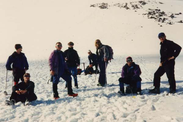 Acclimatising near the Pastukhov Rocks